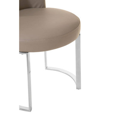 Eliza Grey Leather Effect Dining Chair
