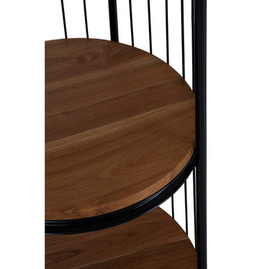 Mantis Black Finish Small 3 Tier Bird Cage Shelf Unit