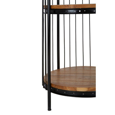 Mantis Black Finish Small 3 Tier Bird Cage Shelf Unit