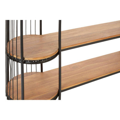 Long Black Finish Birdcage Shelf Unit | Mantis