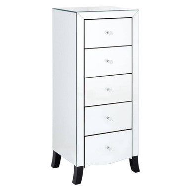 Graciela Mirrored 5 Drawer Chest