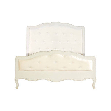Loire White French Provincial Style Double Bed