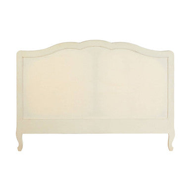Loire White French Provincial Style King Bed