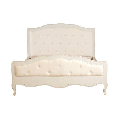 Loire White French Provincial Style King Bed