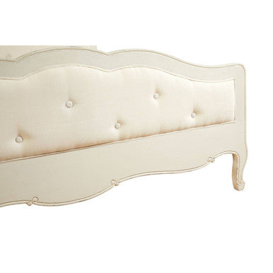 Loire White French Provincial Style King Bed
