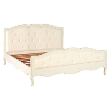 Loire White French Provincial Style Super King Size Bed