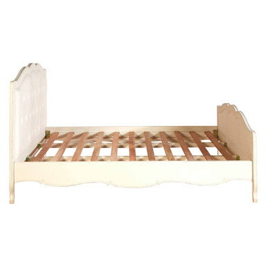 Loire White French Provincial Style Super King Size Bed