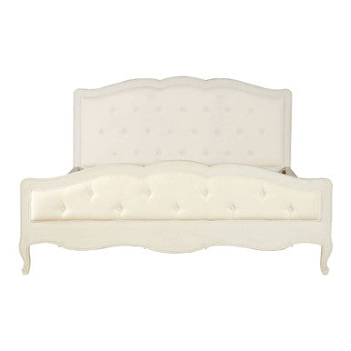 Loire White French Provincial Style Super King Size Bed