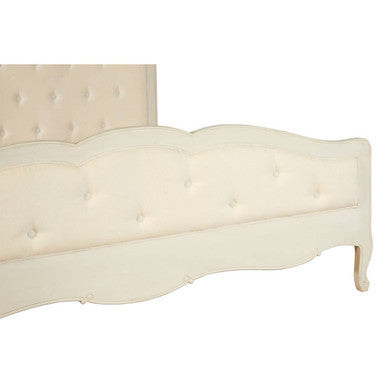 Loire White French Provincial Style Super King Size Bed