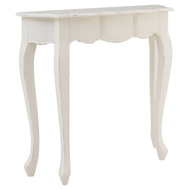 Loire White Wooden Console Table