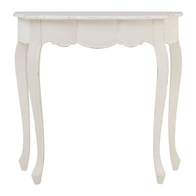 Loire White Wooden Console Table