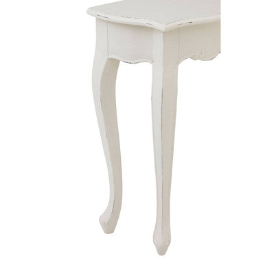 Loire White Wooden Console Table