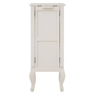Loire White Wooden Small 5 Drawer Chest