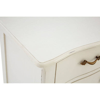 Loire White Wooden 2 Door and 6 Drawer Sideboard