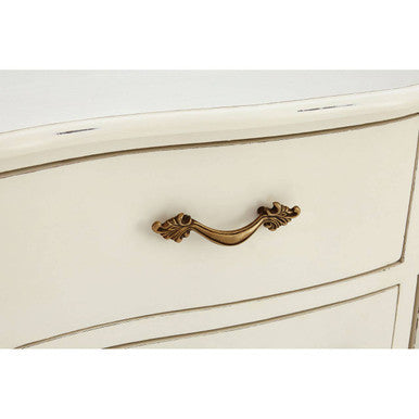 Loire White Wooden 2 Door and 6 Drawer Sideboard