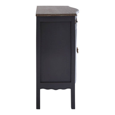 Loire Dark Grey Wooden 2 Door and 2 Drawer Sideboard