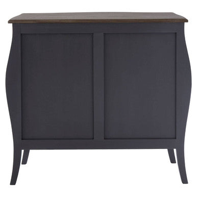 Loire Dark Grey Wooden 2 Door and 2 Drawer Sideboard