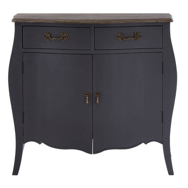 Loire Dark Grey Wooden 2 Door and 2 Drawer Sideboard