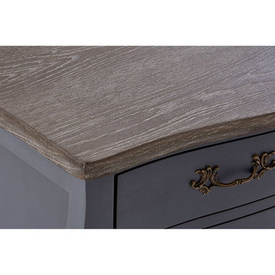 Loire Dark Grey Wooden 2 Door and 2 Drawer Sideboard