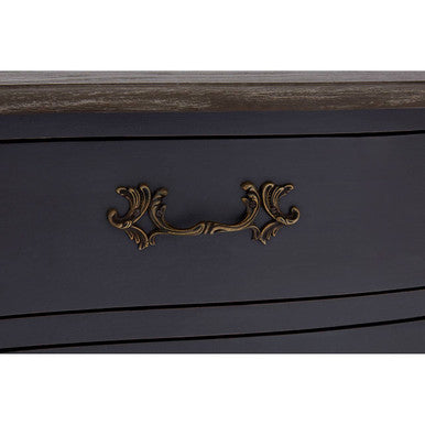 Loire Dark Grey Wooden 2 Door and 2 Drawer Sideboard