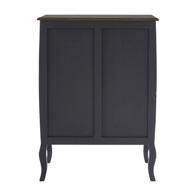 Loire Dark Grey Wooden 4 Drawer Chest