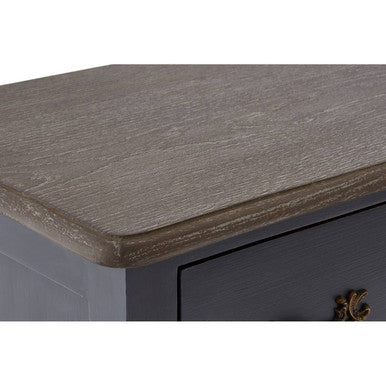 Loire Dark Grey Wooden 4 Drawer Chest