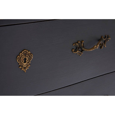 Loire Dark Grey Wooden 4 Drawer Chest