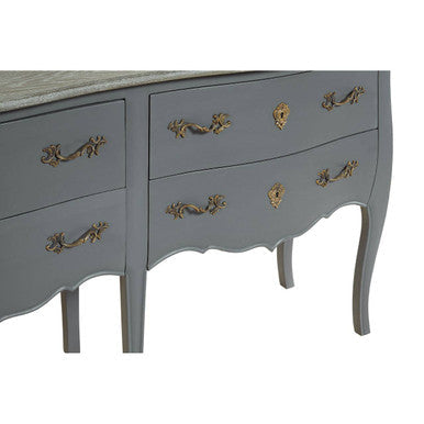 Loire Dark Grey Wooden 4 Drawer Sideboard
