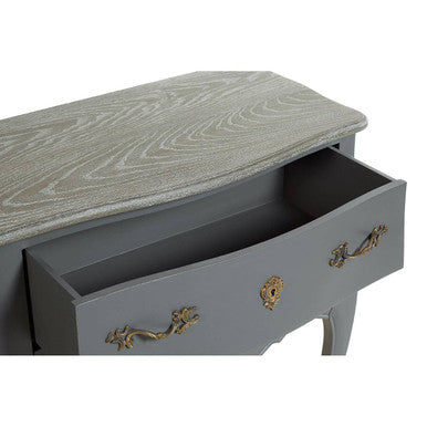 Loire Dark Grey Wooden 4 Drawer Sideboard