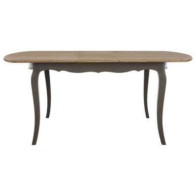 Grey Wash Wooden Extending Dining Table 200cm