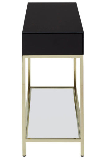 Kensington Townhouse Black Mirrored Console Table