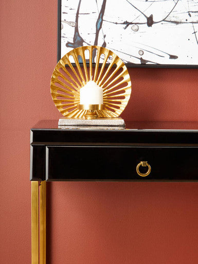 Kensington Townhouse Black Mirrored Console Table