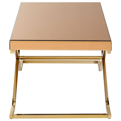 Kensington Townhouse Brown Mirrored Coffee Table