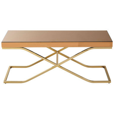 Kensington Townhouse Brown Mirrored Coffee Table