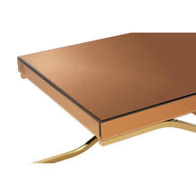 Kensington Townhouse Brown Mirrored Coffee Table