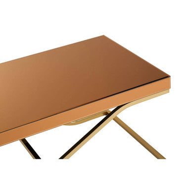 Kensington Townhouse Brown Mirrored Coffee Table