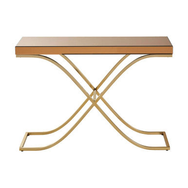 Kensington Townhouse Brown Mirrored Console Table