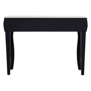 Soho Smoked Faceted Mirror Console Table with Drawers