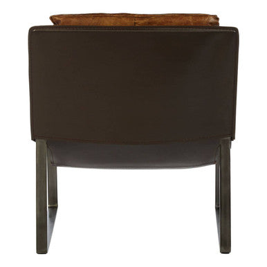 Hoxton Light Brown Leather Lounge Chair