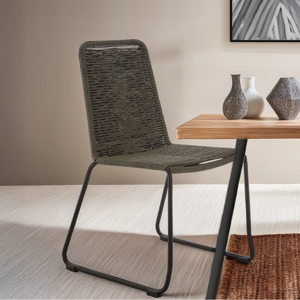 Grey Rope Chair | Sisal