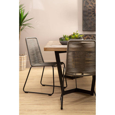 Grey Rope Chair | Sisal