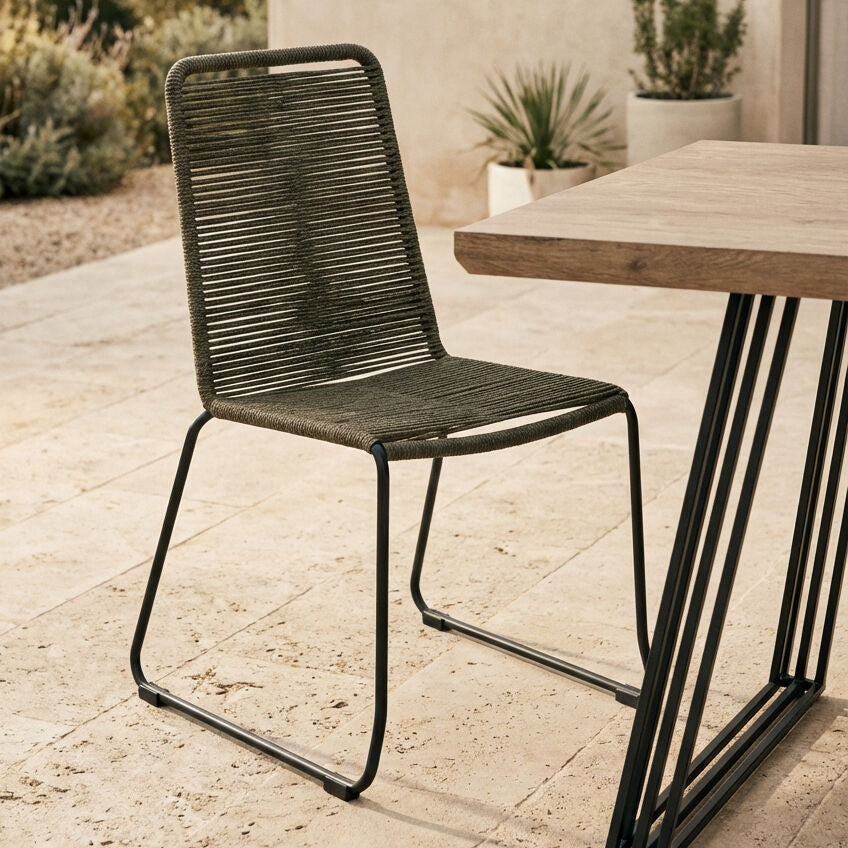 Grey Rope Chair | Sisal
