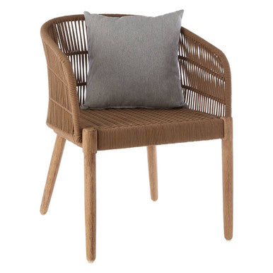 Opus Natural Woven Rope Armchair with Cushion