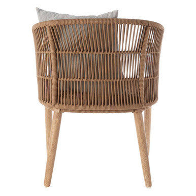 Opus Natural Woven Rope Armchair with Cushion