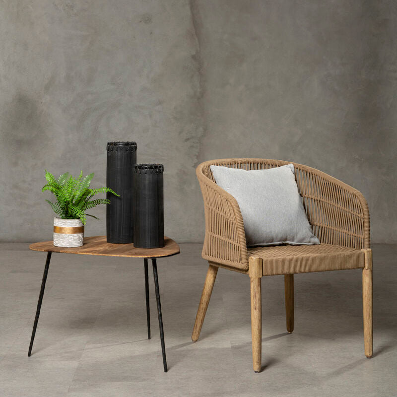 Opus Natural Woven Rope Armchair with Cushion