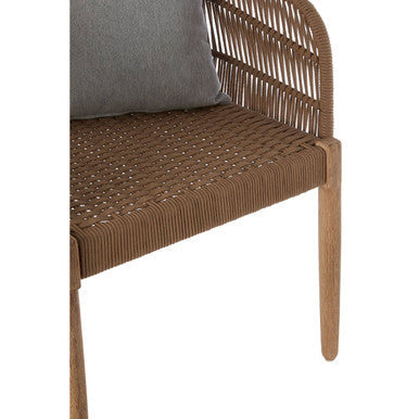 Opus Natural Woven Rope Armchair with Cushion