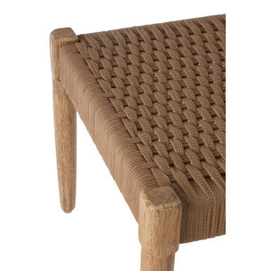 Opus Natural Woven Rope Footstool