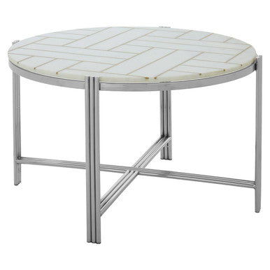 Eva White Marble Coffee Table