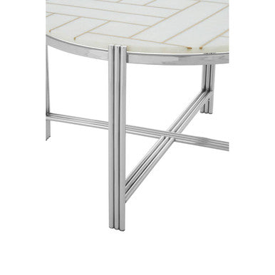 Eva White Marble Coffee Table