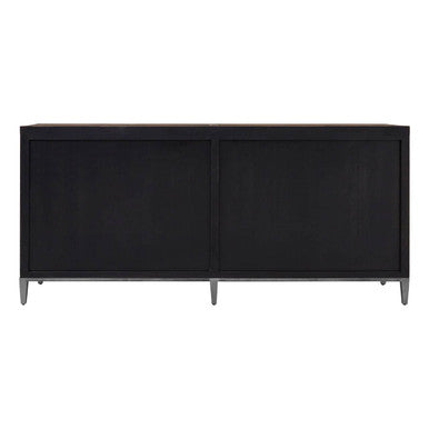 Midas Recycled Elm Wood 4 Door Sideboard